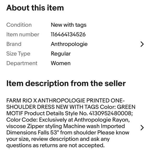 One-Shoulder Farm Rio x Anthropologie Multicolor Dress - Picture 7 of 15